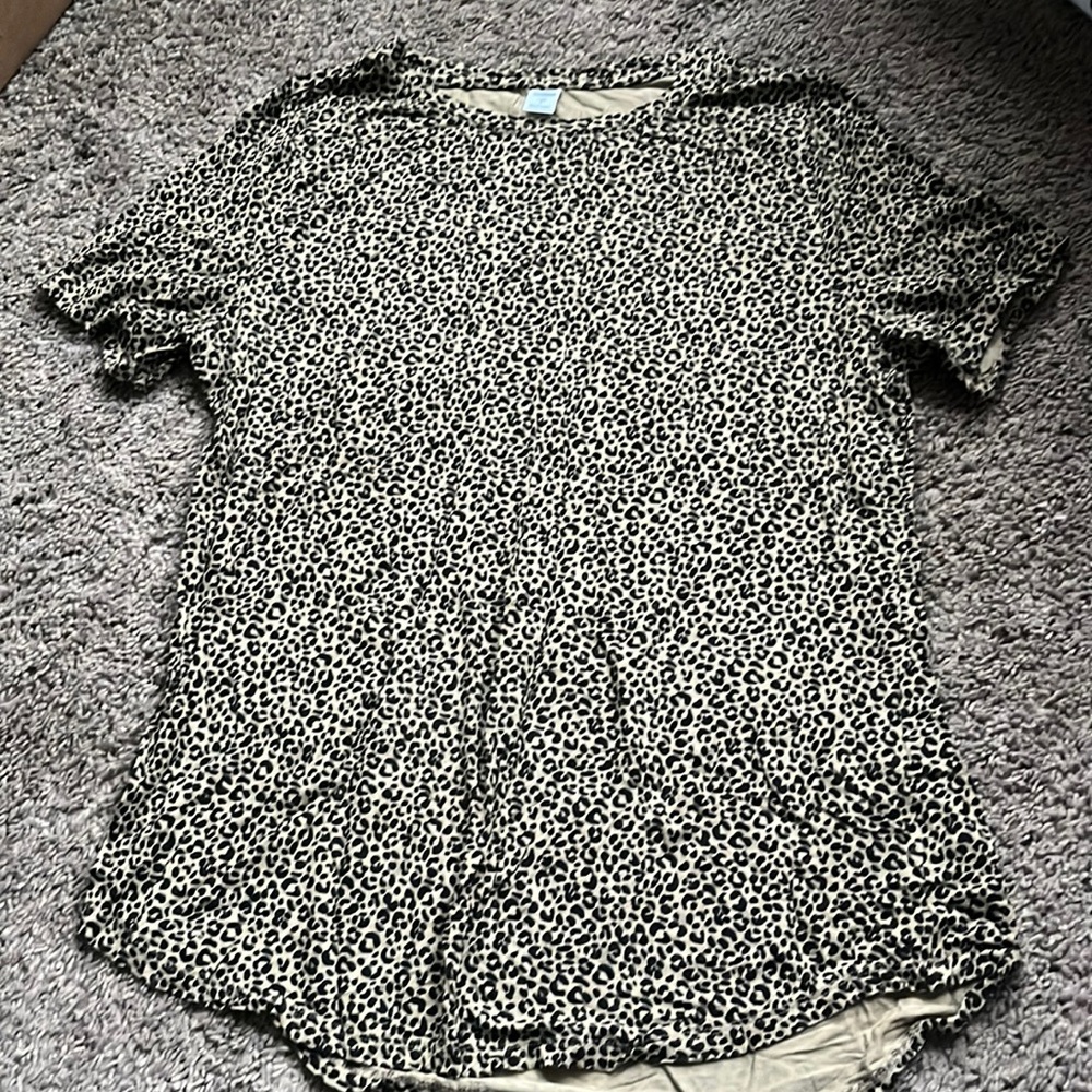 Leopard print tee shirt